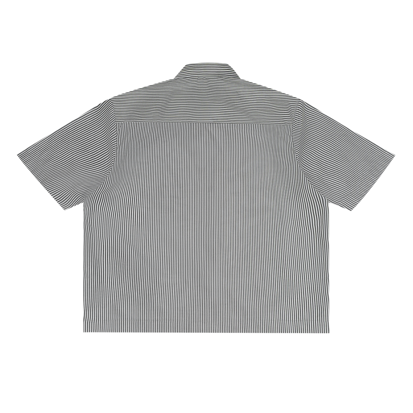 MIDNIGHT RACING Oversized Vertical Stripe Boxy Shirt